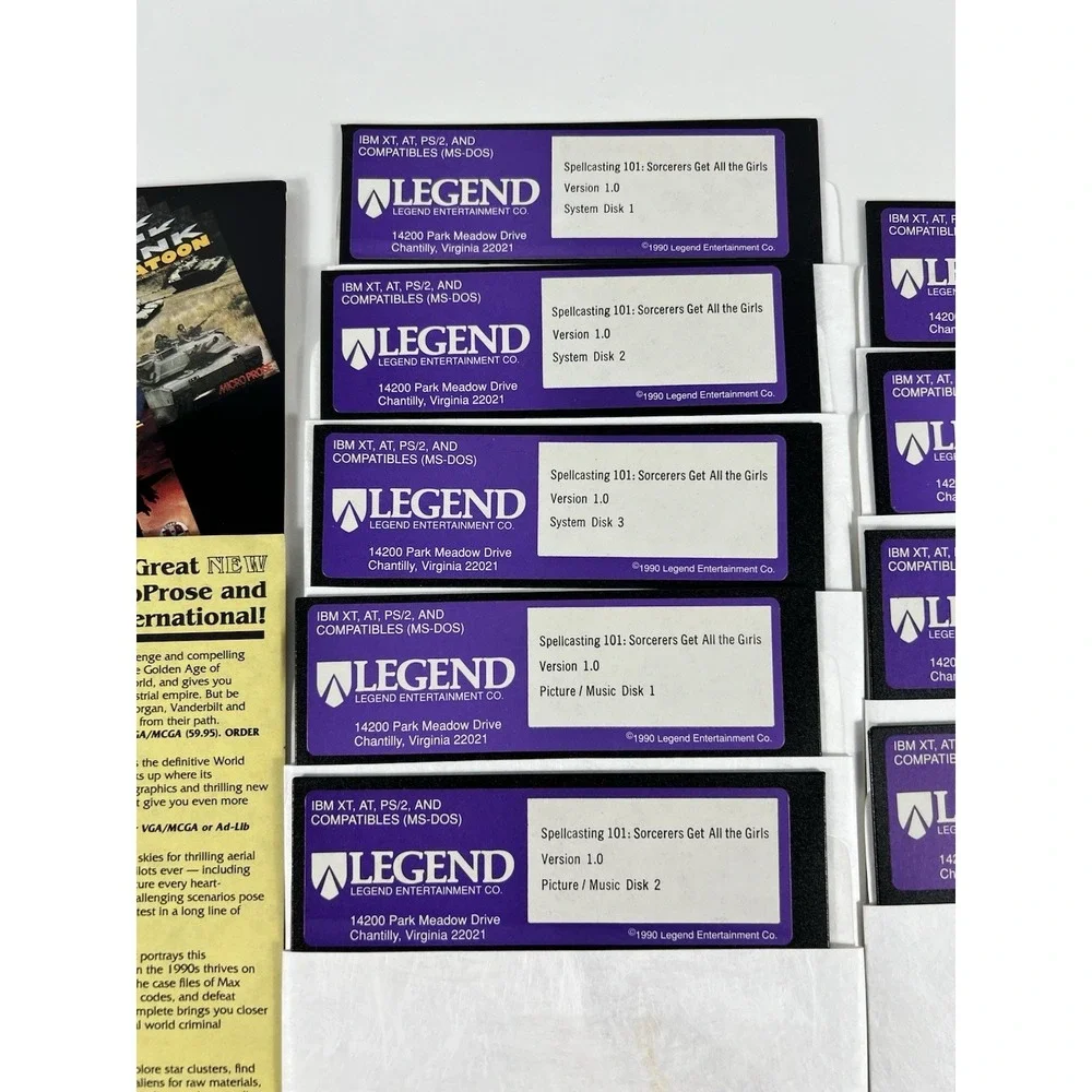 Spellcasting 101 Sorcerers Get All The Girls PC Game Big Box 5.25